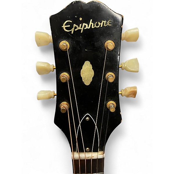 Vintage 1963 Epiphone ft110 3 Tone Sunburst Acoustic Guitar