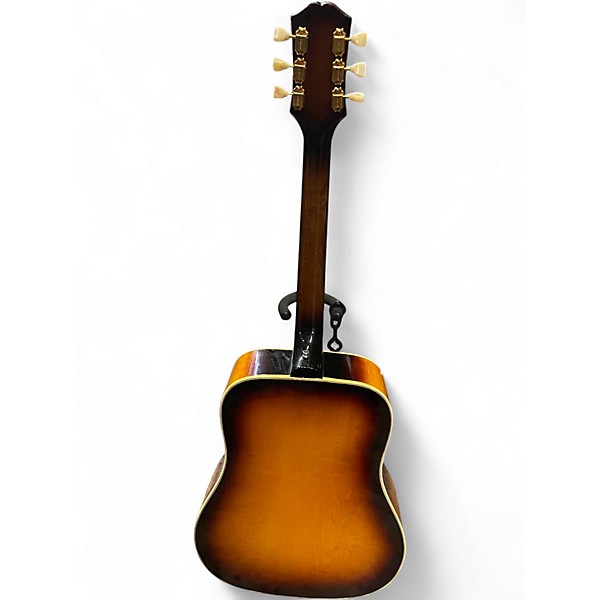 Vintage 1963 Epiphone ft110 3 Tone Sunburst Acoustic Guitar