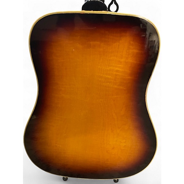 Vintage 1963 Epiphone ft110 3 Tone Sunburst Acoustic Guitar