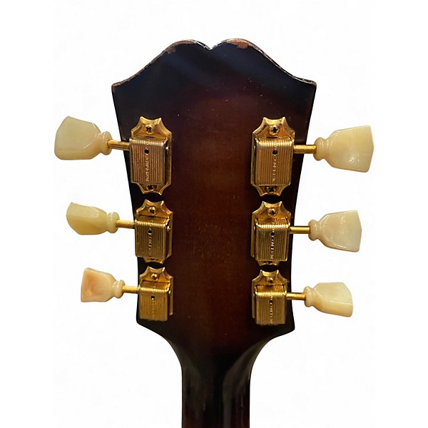 Vintage 1963 Epiphone ft110 3 Tone Sunburst Acoustic Guitar