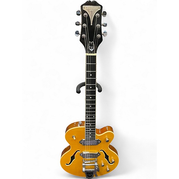 Used Epiphone Wildkat Natural Hollow Body Electric Guitar