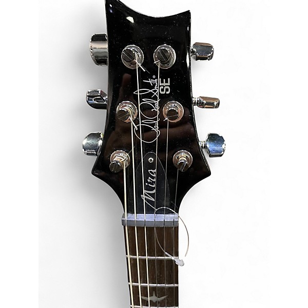 Used PRS Mira SE Black Solid Body Electric Guitar
