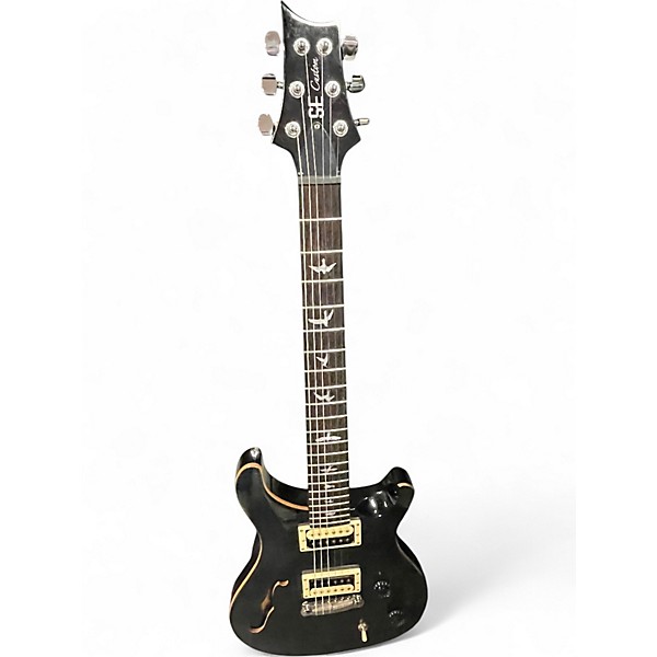 Used PRS SE Custom 22 Semi-Hollowbody Dark Green Hollow Body Electric Guitar