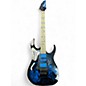 Used Ibanez JEM77P Steve Vai Signature BLUE FLORAL PATTERN Solid Body Electric Guitar thumbnail