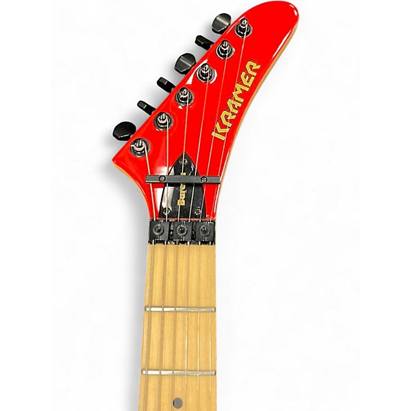 Used Kramer Beretta Red Solid Body Electric Guitar