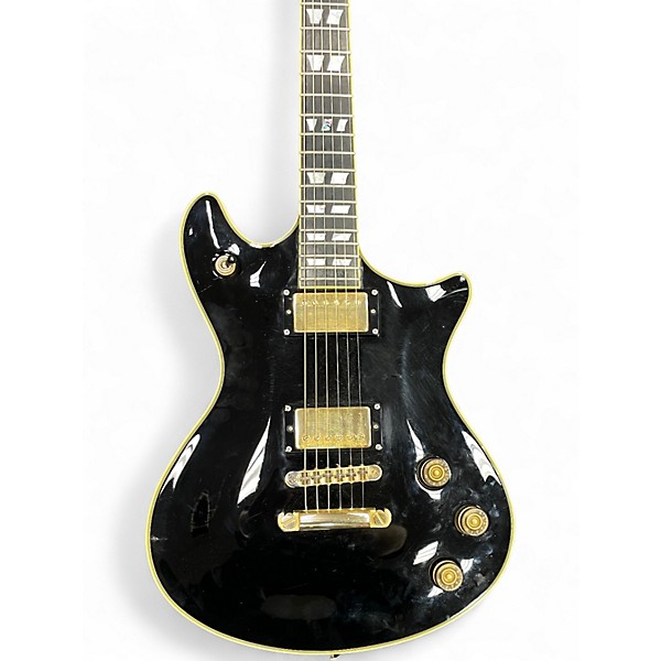 Used 2010 Schecter Guitar Research Tempest Custom Black Solid Body Electric Guitar