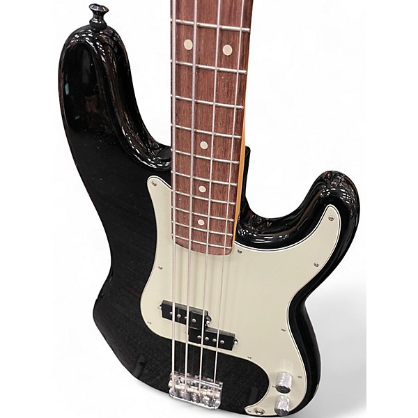 Used Fender American Professional Precision Bass Black Electric Bass Guitar