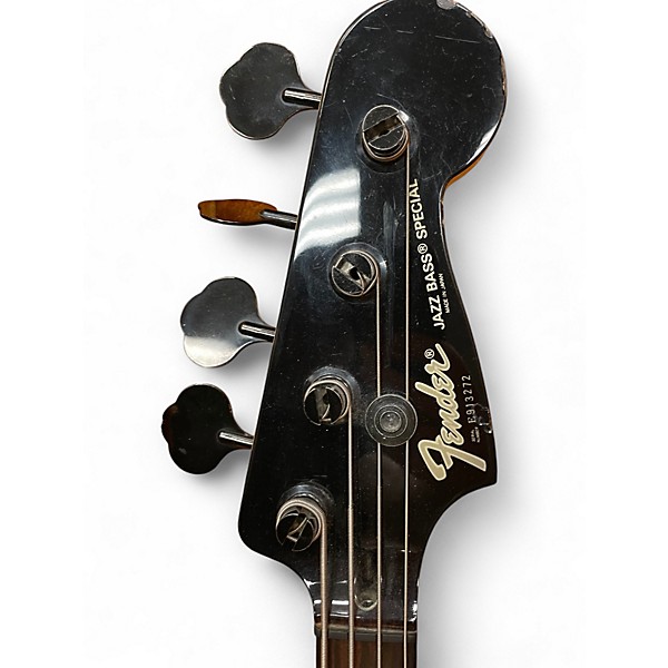 Used Fender JAZZ BASS SPECIAL BLACK REFIN Electric Bass Guitar