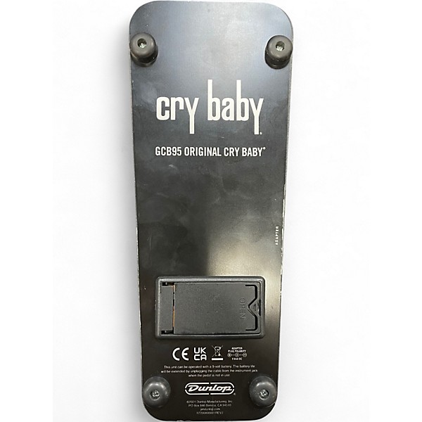 Used Dunlop GCB95 Original Crybaby Wah Effect Pedal