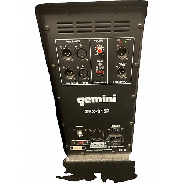 Used Gemini ZRX S15P Powered Subwoofer