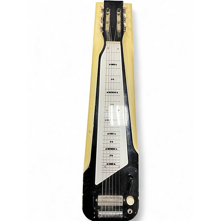 Used Harmony H7 ROY SMECK LAPSTEEL IVORY AND BLACK Lap Steel IVORY