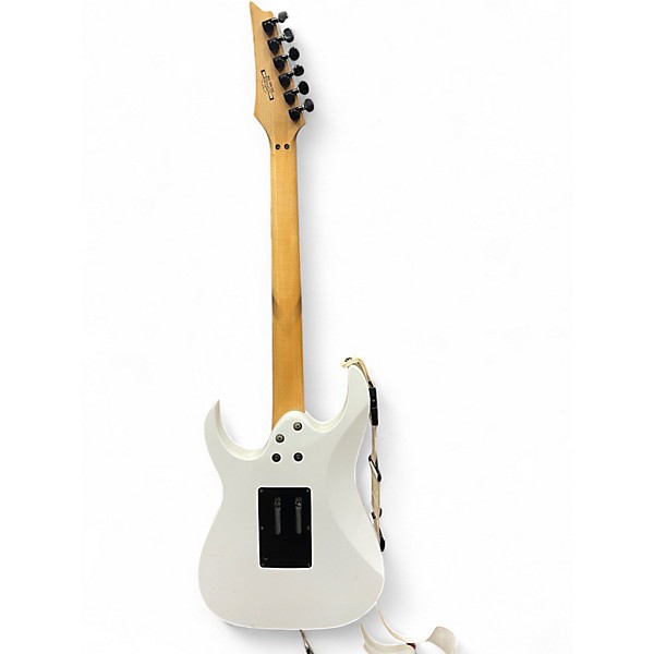 Used Ibanez RG350DX RG Series White Solid Body Electric Guitar