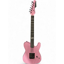 Used Schecter Guitar Research Diamond Series PT Pink Solid Body Electric Guitar