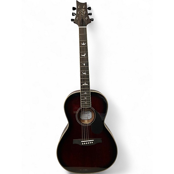 Used PRS Tonare SE P20 Trans Red Acoustic Electric Guitar