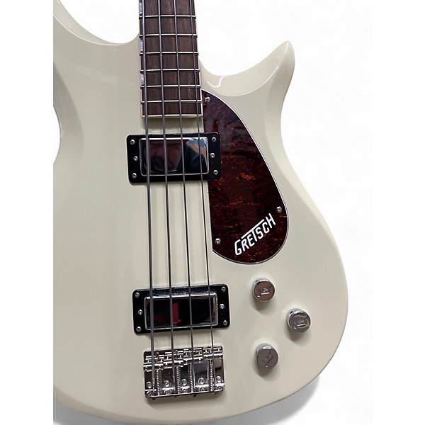Used Gretsch Electromatic CVT Double-Cut Bass Guit VINTGE WHITE Electric Bass Guitar