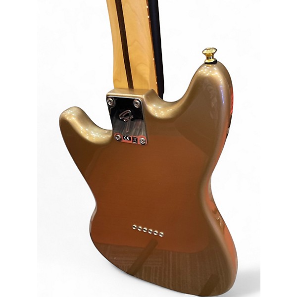 Used 2020 Fender Modern Player Mustang Gold Bullion Solid Body Electric Guitar
