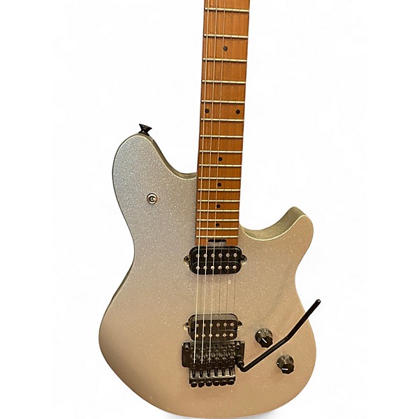 Used EVH Wolfgang Standard Silver Sparkle Solid Body Electric Guitar