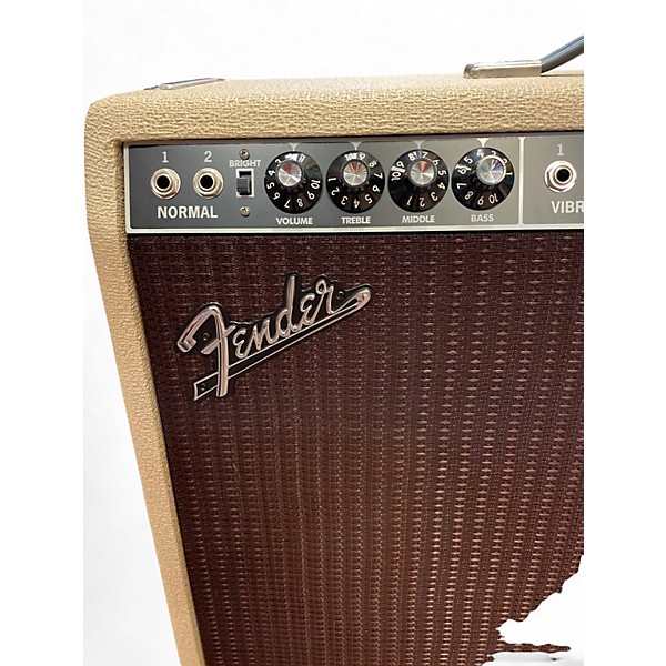 Used Fender 1965 Reissue Twin Reverb 85W 2x12 Tube Guitar Combo Amp