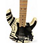 Used EVH Striped Series Black and White Solid Body Electric Guitar