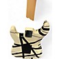 Used EVH Striped Series Black and White Solid Body Electric Guitar