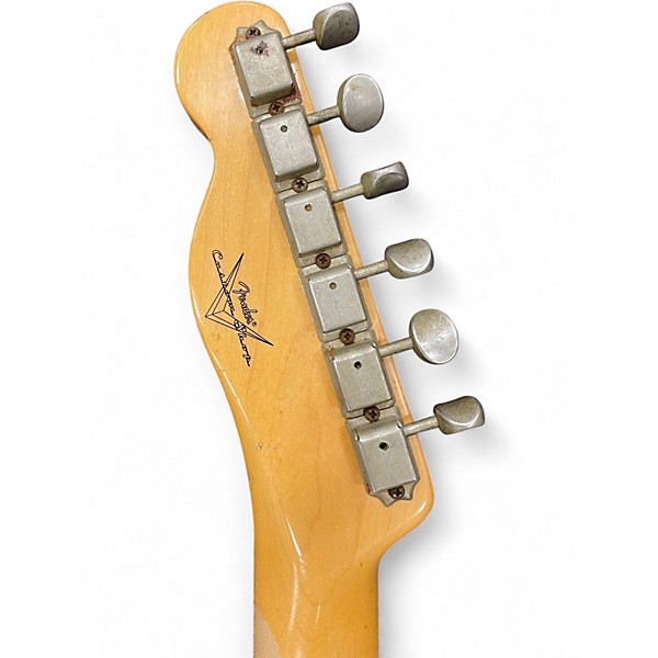 Used 2011 Fender Custom Shop Relic 1952 Tele White Blonde Solid Body Electric Guitar