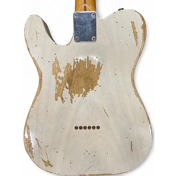 Used 2011 Fender Custom Shop Relic 1952 Tele White Blonde Solid Body Electric Guitar