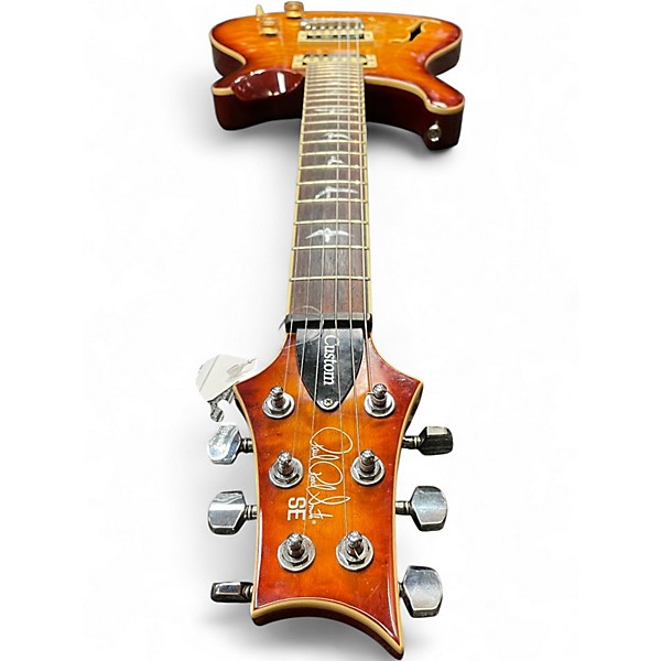 Used PRS SE Custom 22 Semi-Hollowbody Vintage Sunburst Hollow Body Electric Guitar