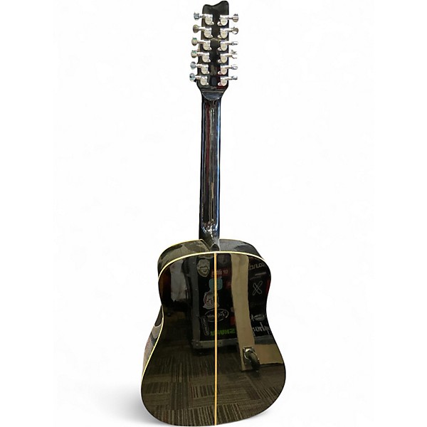 Used Samick SW 260-12B Black 12 String Acoustic Guitar