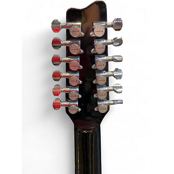 Used Samick SW 260-12B Black 12 String Acoustic Guitar