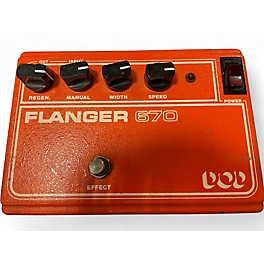 Used DOD FLANGER 670 Effect Pedal