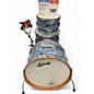 Used Ludwig 3 Piece Club Date BLUE OYSTER Drum Kit thumbnail