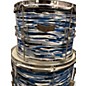 Used Ludwig 3 Piece Club Date BLUE OYSTER Drum Kit