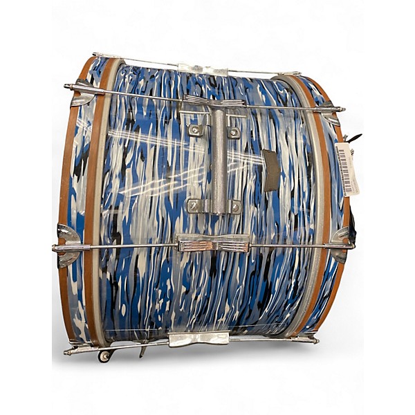 Used Ludwig 3 Piece Club Date BLUE OYSTER Drum Kit