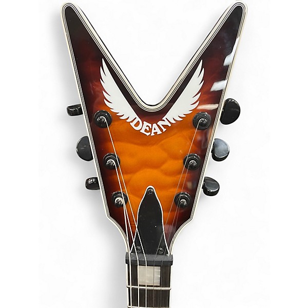 Used Dean ZX Select Quilt Top Brazillia Solid Body Electric Guitar