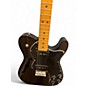 Used Fender Modern Player Telecaster Thinline Deluxe TRANSPARENT BLACK Hollow Body Electric Guitar