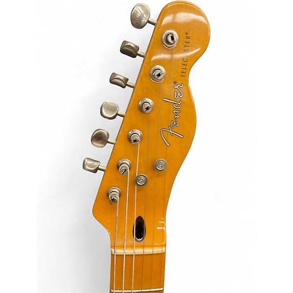 Used Fender Modern Player Telecaster Thinline Deluxe TRANSPARENT BLACK Hollow Body Electric Guitar