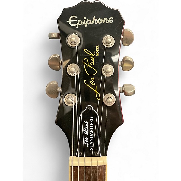 Used Epiphone Les Paul Standard Pro Cherry Sunburst Solid Body Electric Guitar