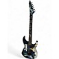 Used ESP LTD Kirk Hammett Signature White Zombie Blue Solid Body Electric Guitar thumbnail