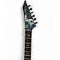 Used ESP LTD Kirk Hammett Signature White Zombie Blue Solid Body Electric Guitar