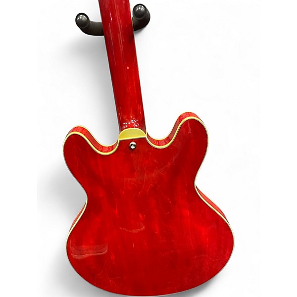 Used Eastman T386 Red Hollow Body Electric Guitar