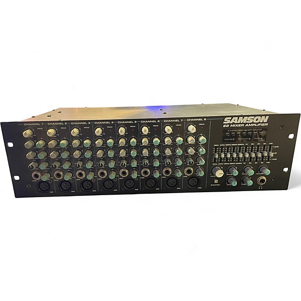 Used Samson S8 Mixer Amplifier Powered Mixer
