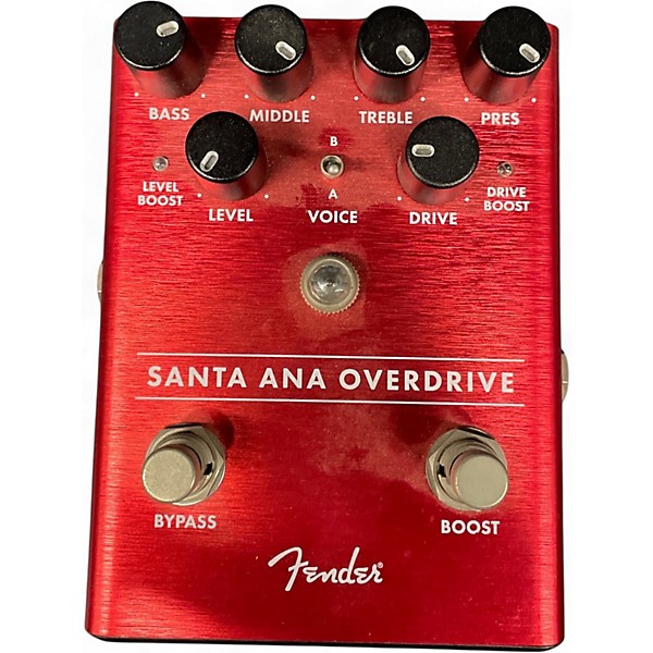 Used Fender Santa Ana Overdrive Effect Pedal