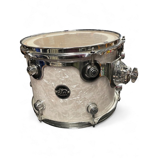 Used DW 3 Piece Performance Series WHITE MARINE PEARL Drum Kit