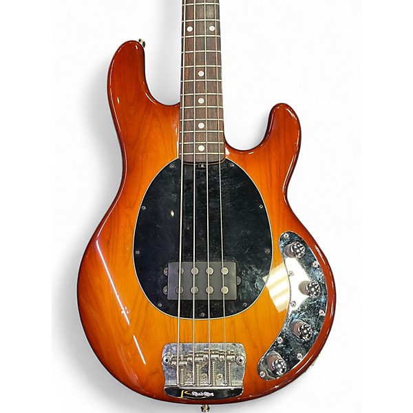 Used Ernie Ball Music Man Stingray H Honey Burst Electric Bass Guitar