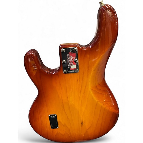 Used Ernie Ball Music Man Stingray H Honey Burst Electric Bass Guitar