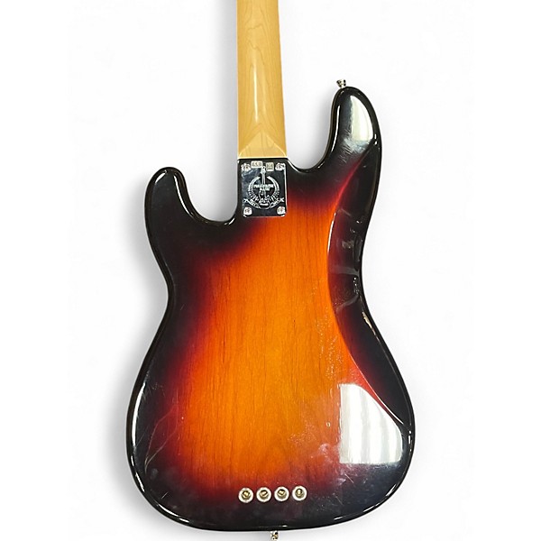 Used 2010 Fender American Standard Precision Bass 3 Color Sunburst Electric Bass Guitar
