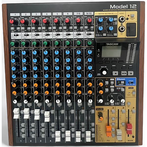 Used TASCAM MODEL 12 Unpowered Mixer