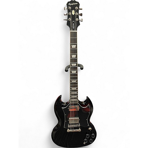 Used Epiphone SG Pro Black Solid Body Electric Guitar