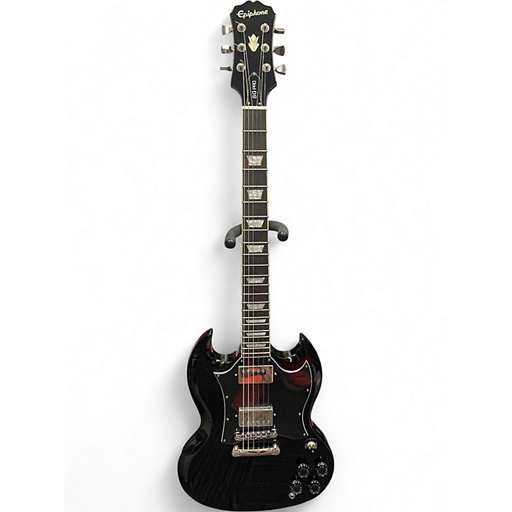 Used Epiphone SG Pro Black Solid Body Electric Guitar Black
