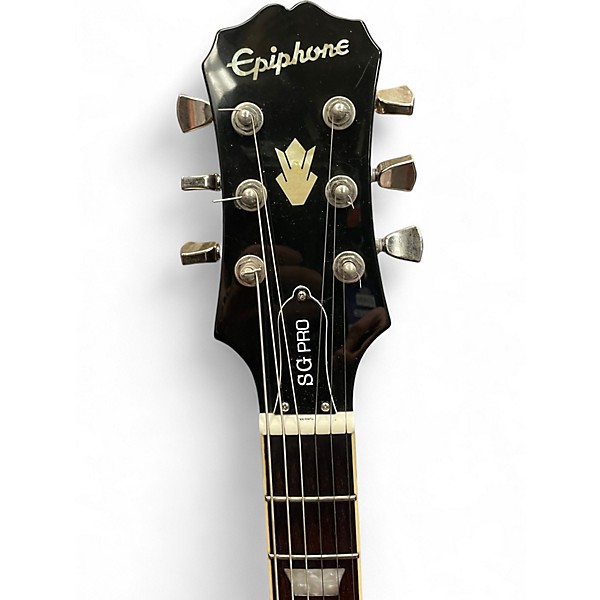 Used Epiphone SG Pro Black Solid Body Electric Guitar